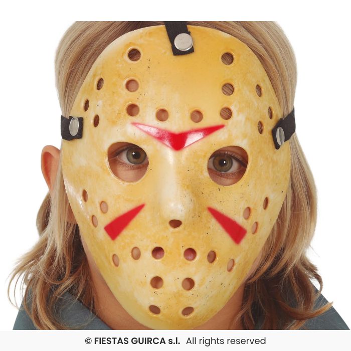 Hockey Mask Childs Halloween Scary Jason Myers Mask Fancy Dress Accessory