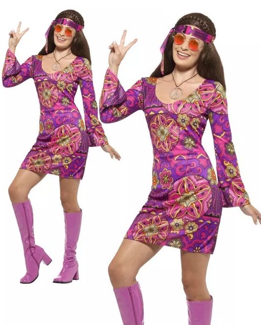 Woodstock Hippie Chick Costume