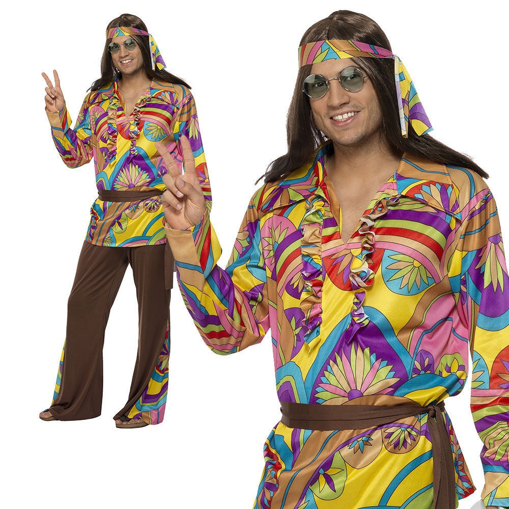 Psychedelic Hippie Man Costume