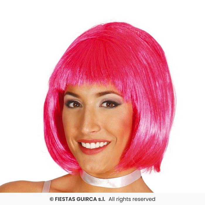 Ladies Short Bob Wig Adults Fancy Dress Glamour Wig Short Fringed Wig