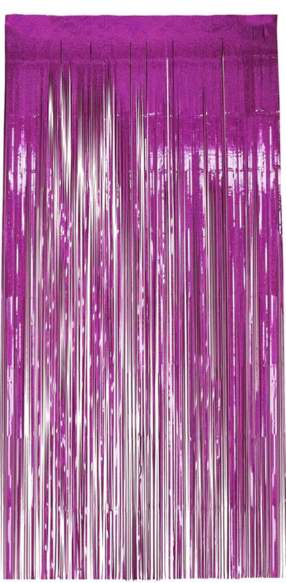 Door Curtain Shimmer Matt Hen Baby Shower Party Decoration Fringe Pride Tinsel