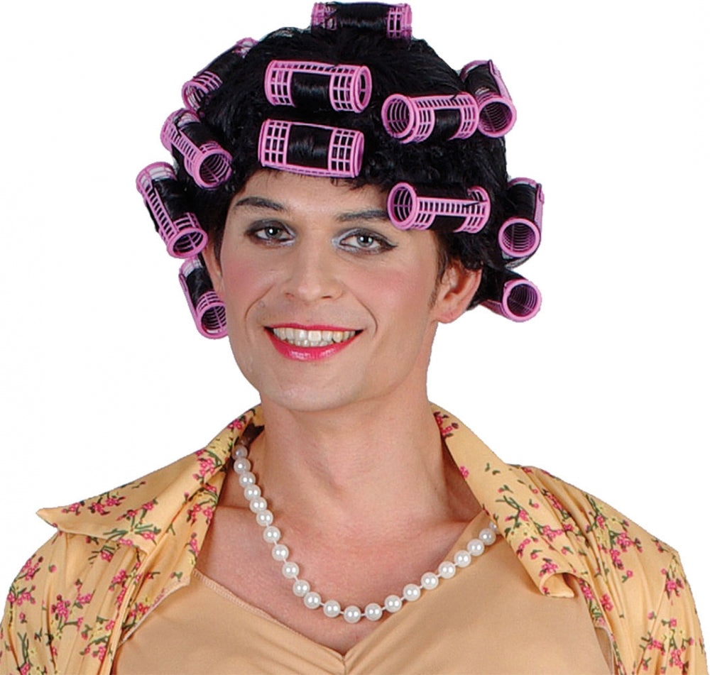 Granny Wig With Rollers