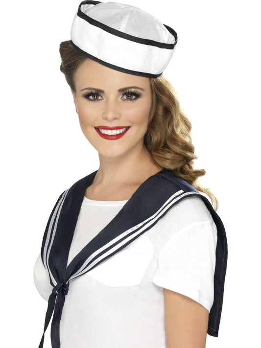 Instant Sailor Kit Mens Ladies Navy Fancy Dress Costume Captain Adults + Hat