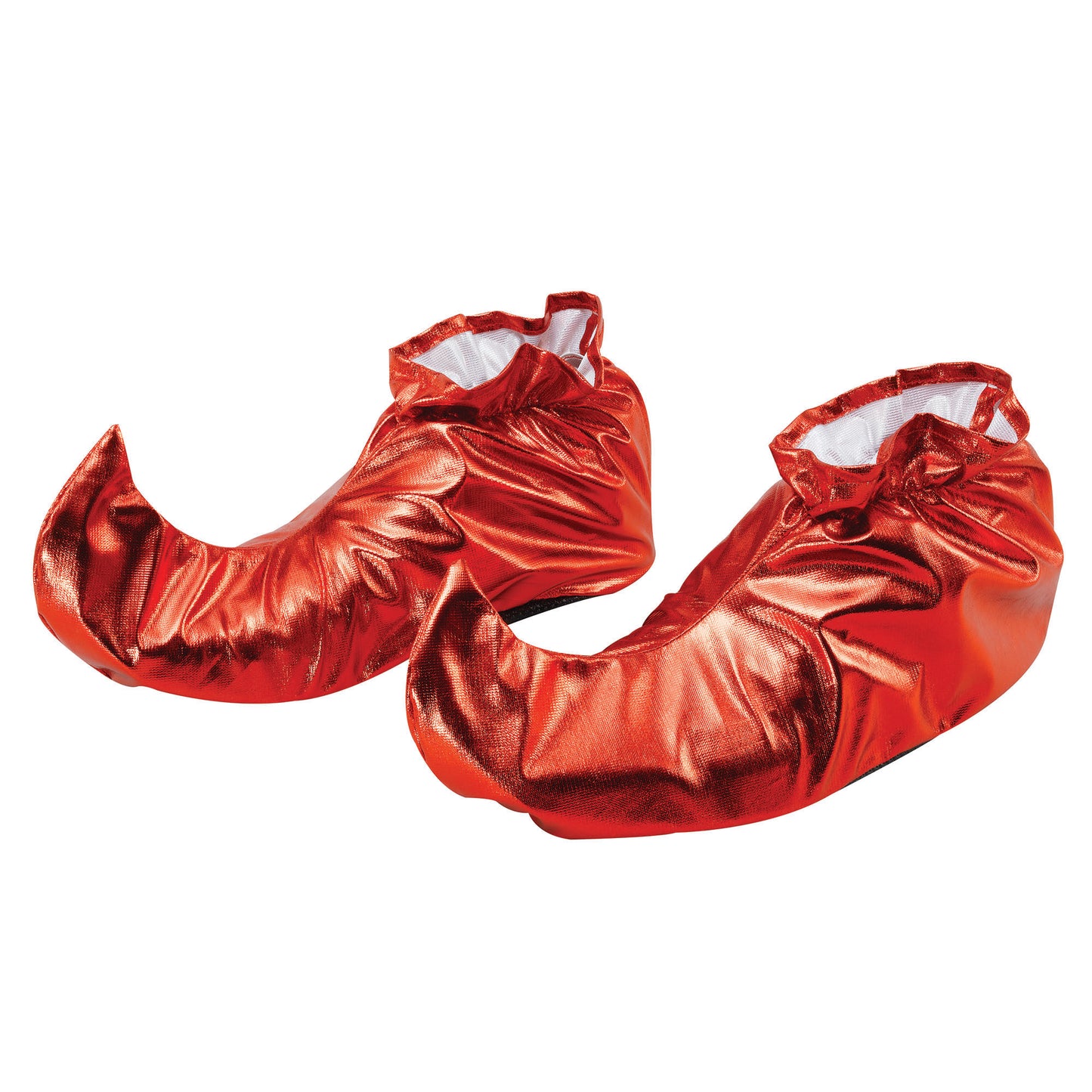 Jester Shoe Covers Red Metallic