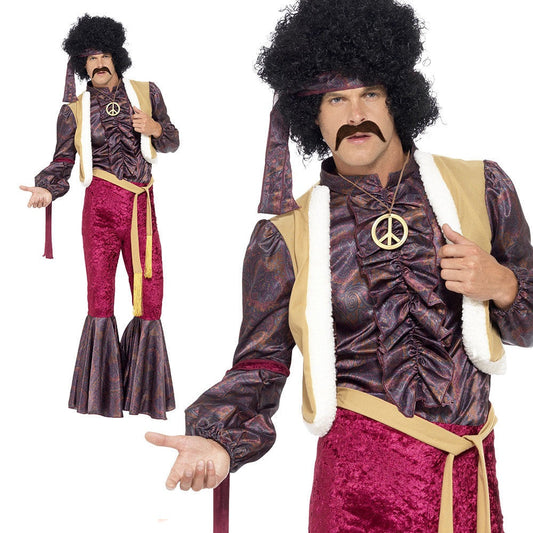 70's Psychedelic Rocker Costume with Flares