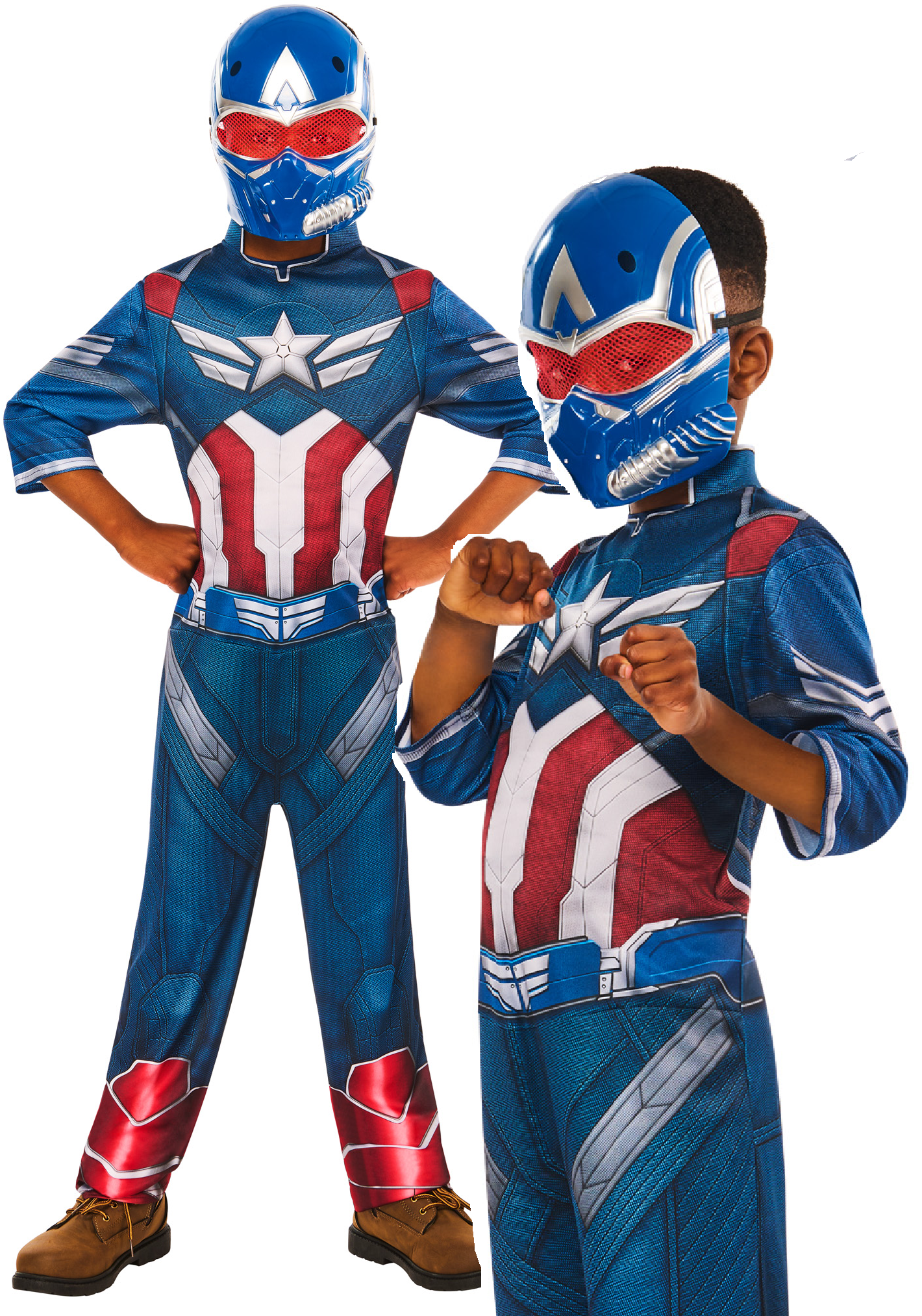 Captain America Brave New World Kids Licensed Fancy Dress Costume + Mask