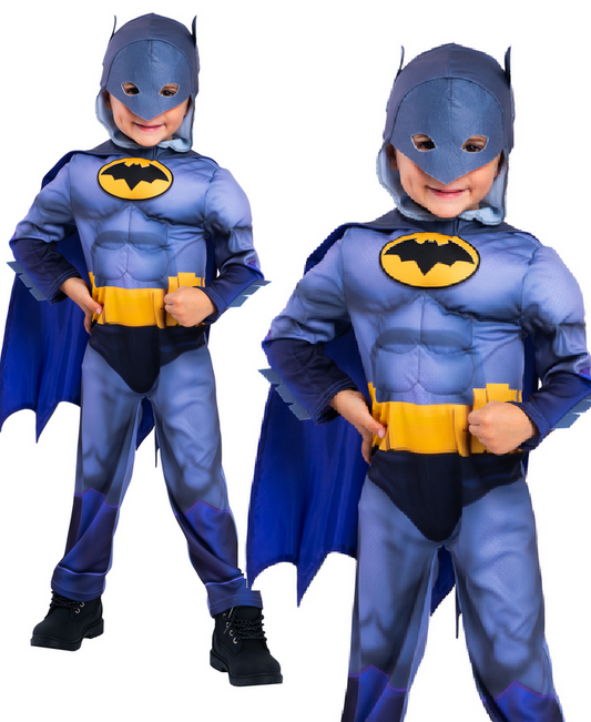 Batwheels Batman Toddler Official Batman Superhero Fancy Dress Costume Age 2-4