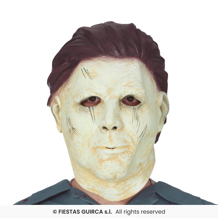 Latex Killer Mask Myers Fancy Dress Halloween Full Head Mask Adults