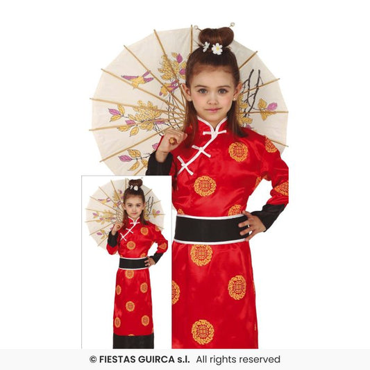Eastern Kimono Costume Chinese New Year Fancy Dress Outfit Kids Oritenal Age 3-12