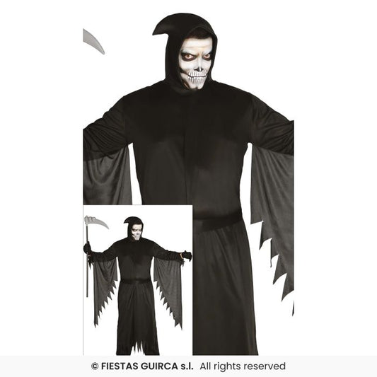 Knife Assassin Mens Grim Reaper Fancy Dress Costume Adults Halloween