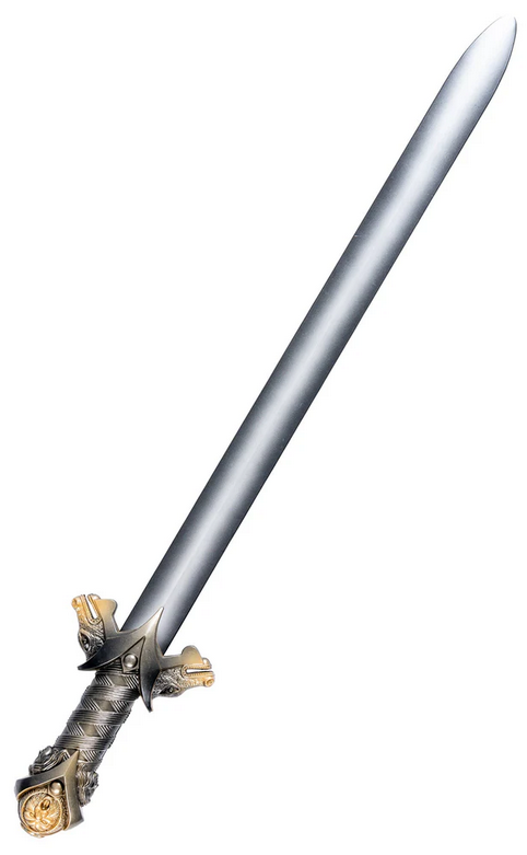 Ancient Knight Sword Medieval Weapon Adults Fake Plastic Sword Fancy Dress Prop