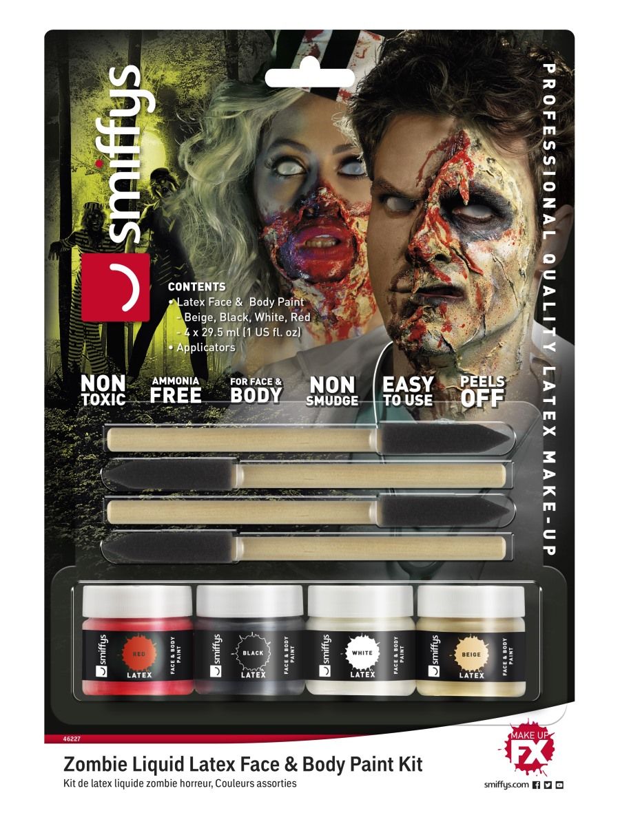 Horror Zombie Liquid Latex Kit