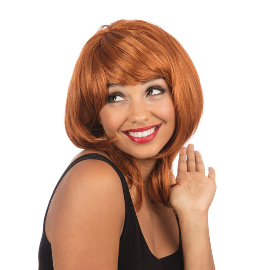 Layered Female Ginger Wig