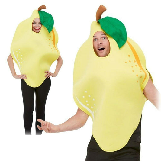 Lemon Costume Emoji Food Funny Stag Do Mens Womens Fancy Dress Outfit Adults