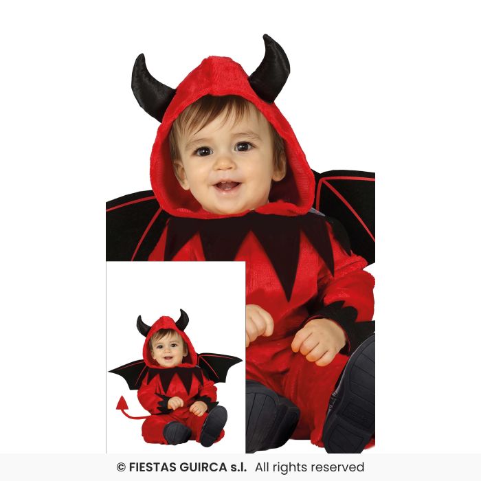 Little Devil Costume Toddlers Outfit Devils Halloween Fancy Dress Boys Girls Age 1-3