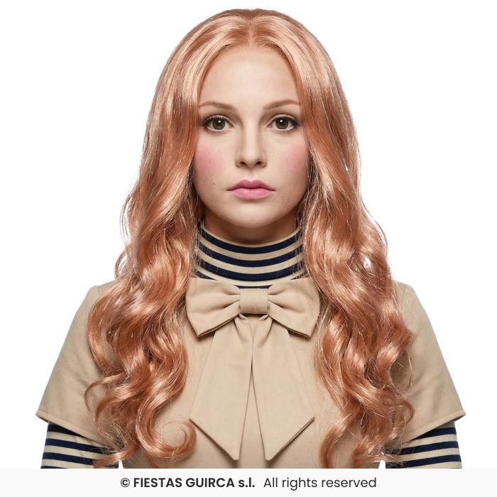 Ladies Long Blonde Tv Series Character Ladies Blonde Wavy Wig Fancy Dress