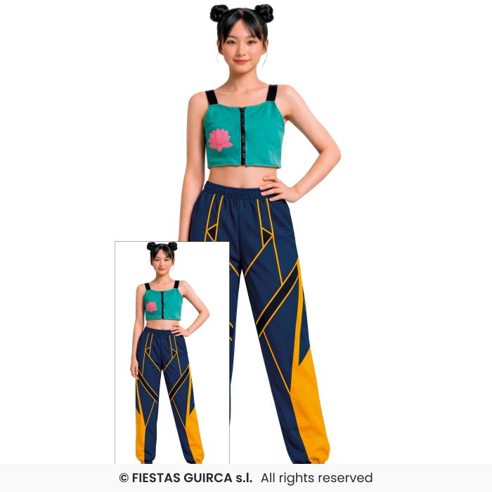 Pop Star Lotus Lite Ladies Japanese K Pop Music Fancy Dress Costume