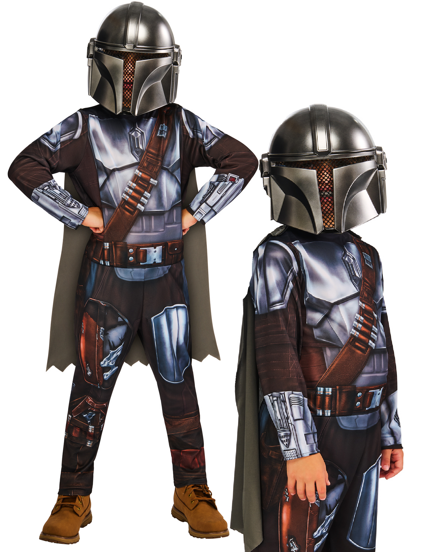 The Mandalorian Classic Costume Kids Official Fancy Dress Costume + Mask