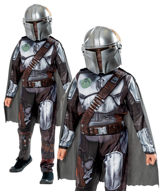 Star Wars Kids Deluxe Mandalorian Costume The Mandalorian Boys Child Fancy Dress