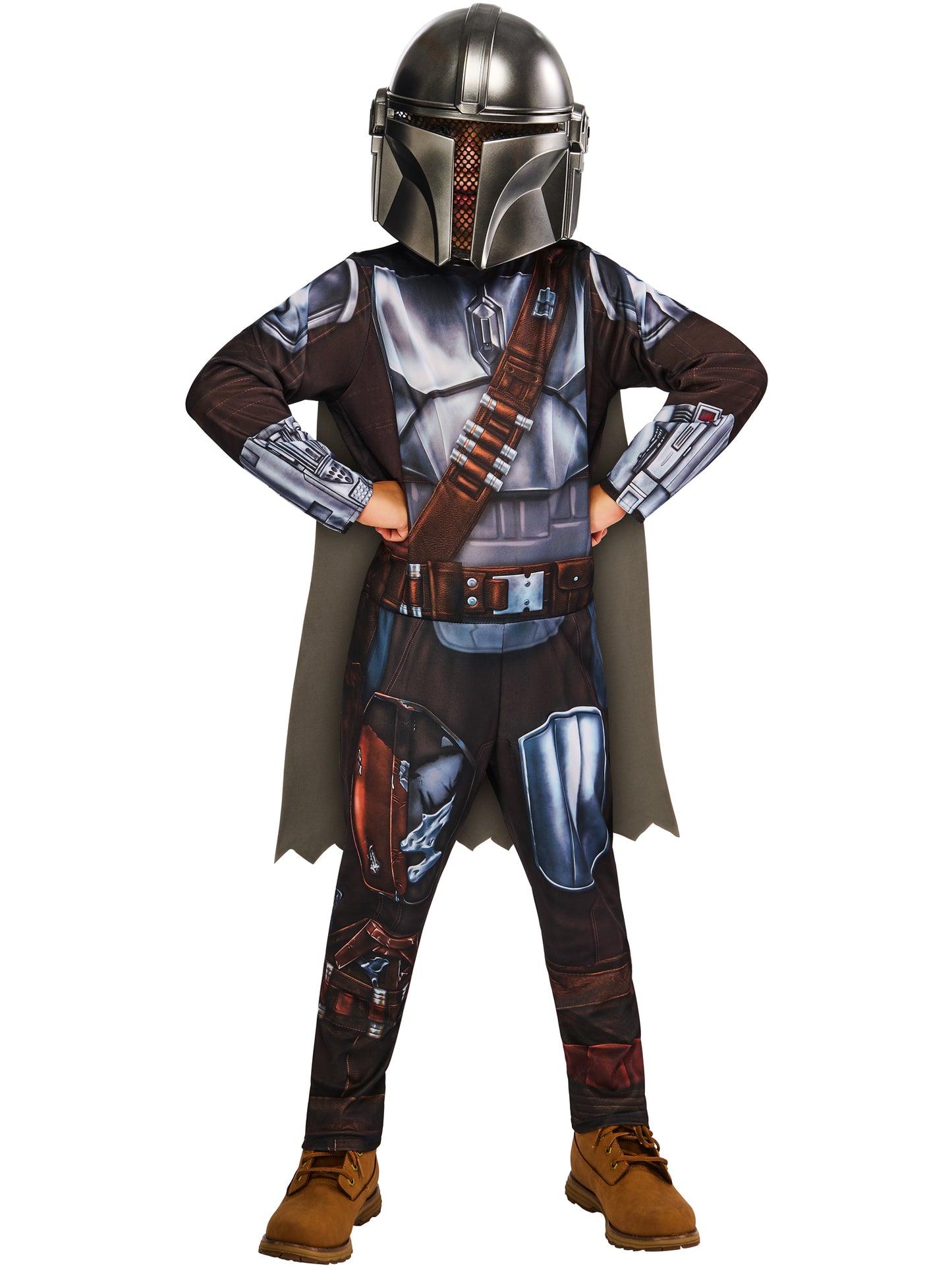 The Mandalorian Classic Costume Kids Official Fancy Dress Costume + Mask