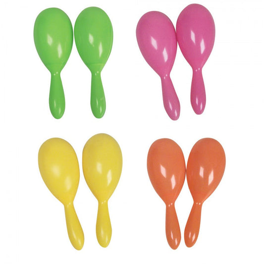 Maracas Neon ColoursMaracas Spanish Mexican Dancing Neon Pair Musical Instruments Fancy Dress Accessory