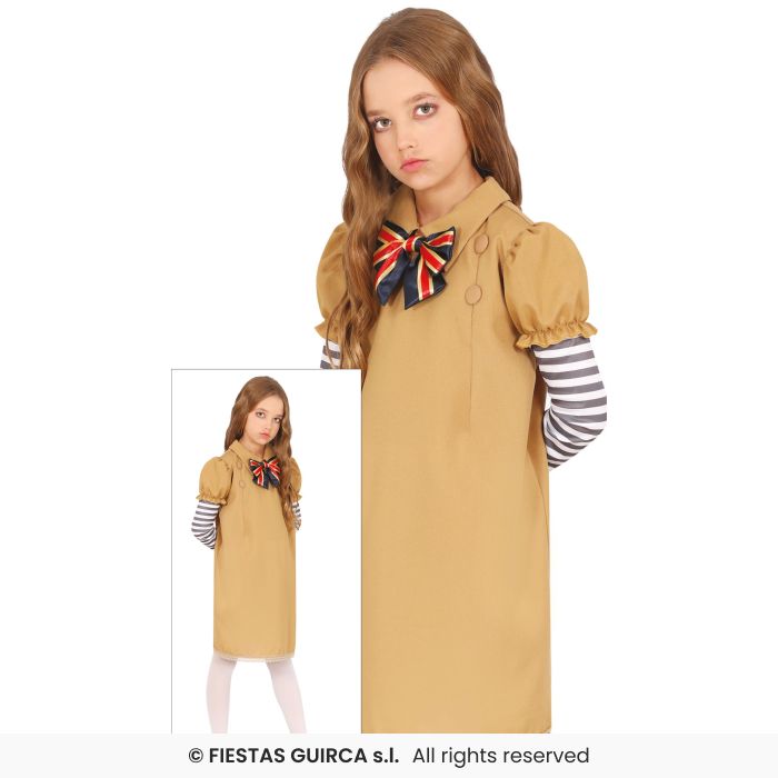 Psycho Doll Costume Girls Horror Film Megan Fancy Dress Outfit Halloween Girls Age 3-12