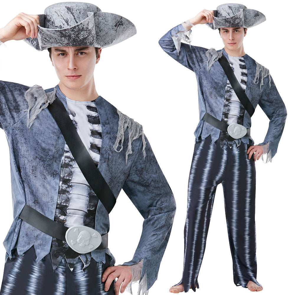 Ghost Pirate Mens Cotstume
