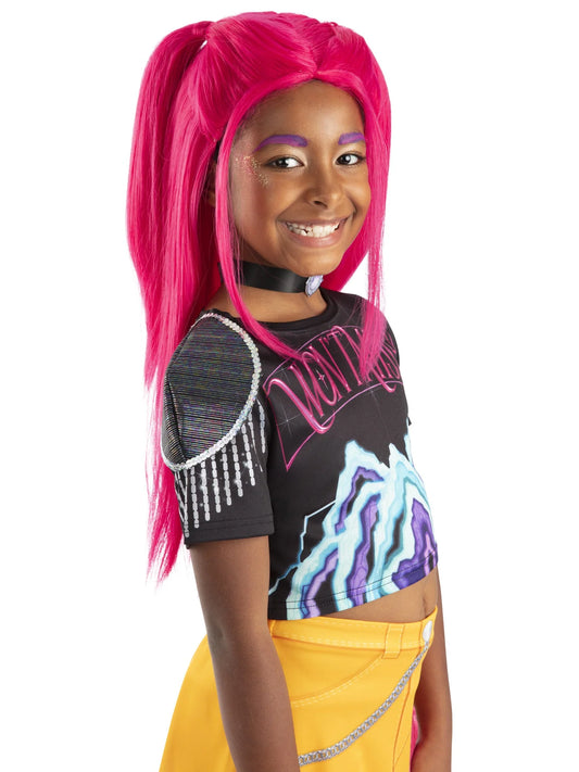 Kpop Mira Demon Hunter Official Kids Wig Girls Fancy Dress Accessory