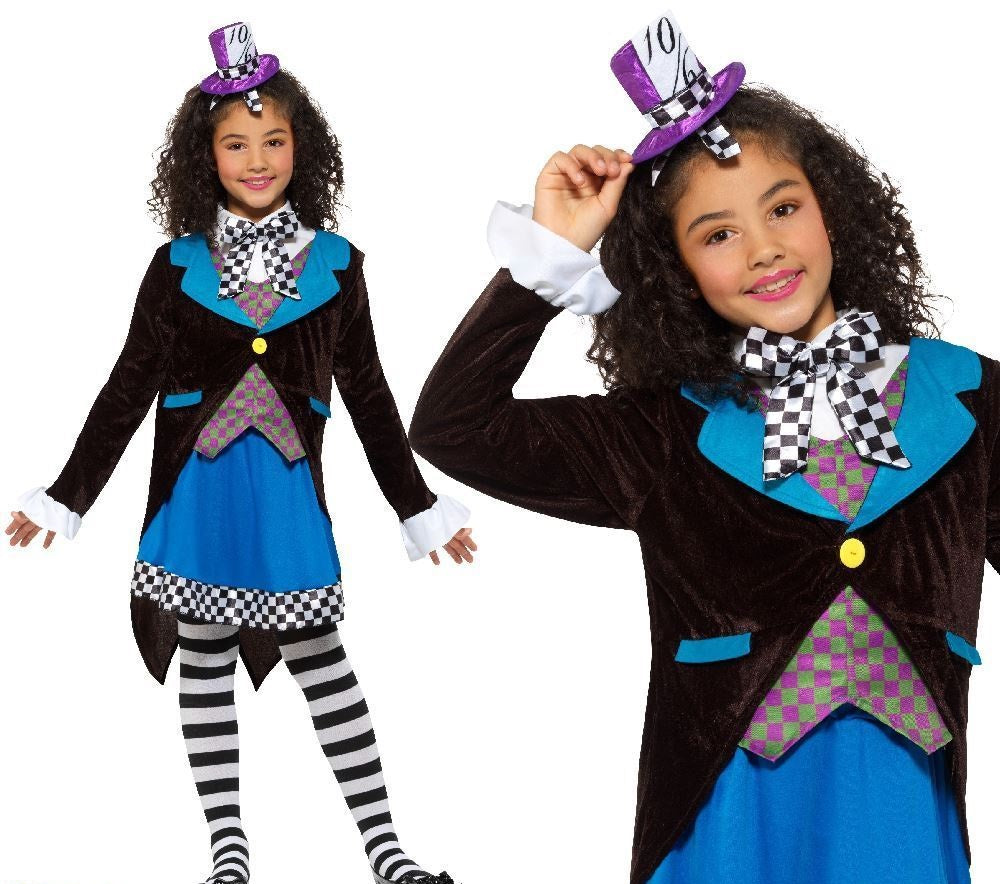 Little Miss Hatter Costume with Dress