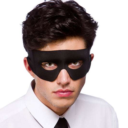 Adults Bandit Zorror Superhero Fancy Dress Eyemask Cosplay Face Mask Black