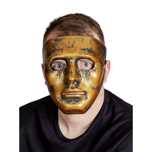 Robot Mask - Antique Gold