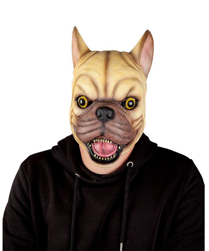 Latex Mask - French Bulldog