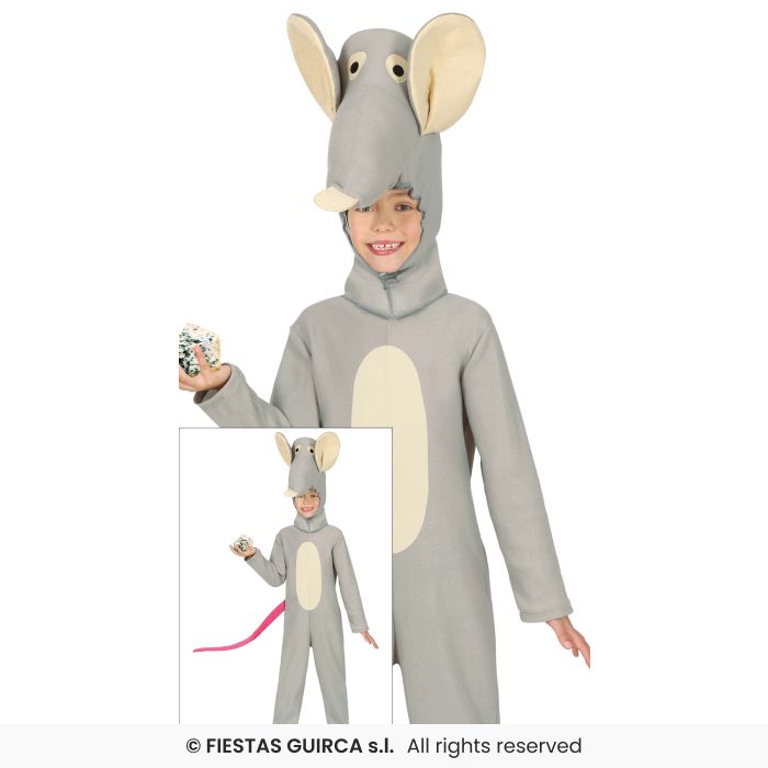 Boys Girls Mouse Costume Little Mouse Fairytale Kids Fancy Dress Outfit Age 3-12