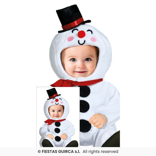 Mr Snowman Costume Toddlers Cute Snowman Outfit Fancy Dress Nativity Xmas Age 1-2