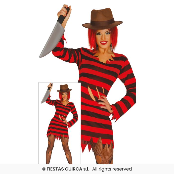 Mrs Sciossors Adults Halloween Fancy Dress Costume Ladies Outfit