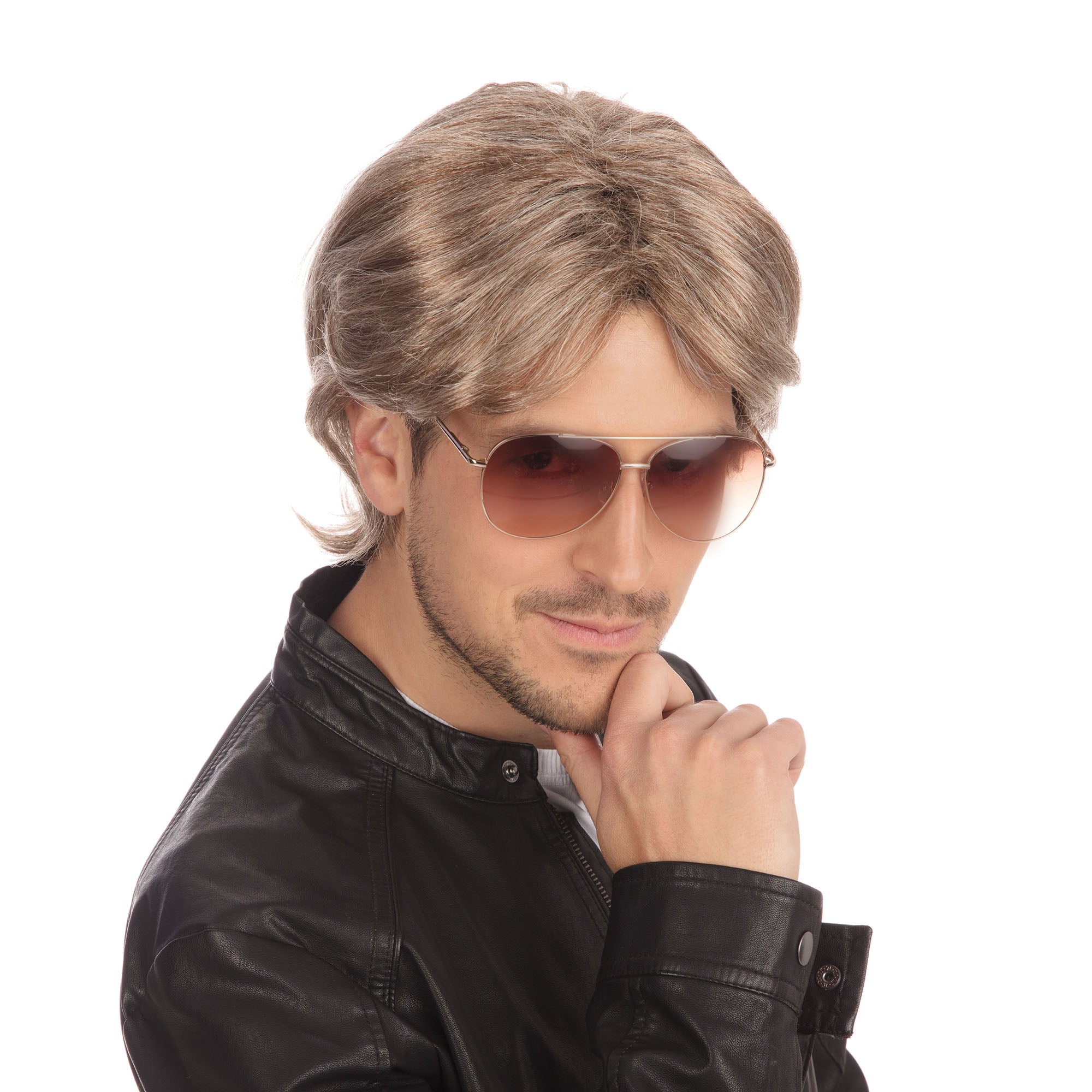 George Michael 80s Male Wig Boxed Kingdom Fancy Dress