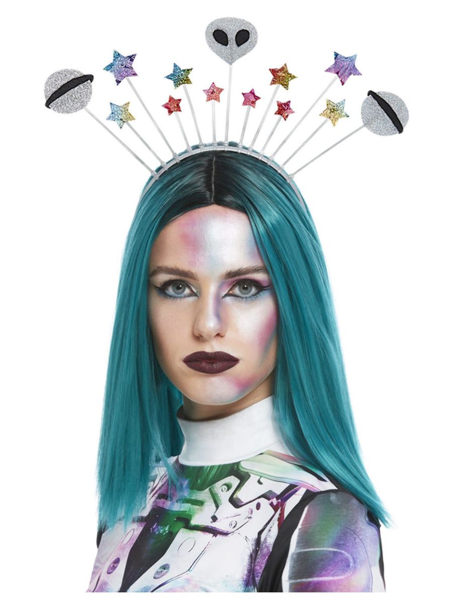 Space Headband Alien Martian Outer Space Fancy Dress Costume Prop