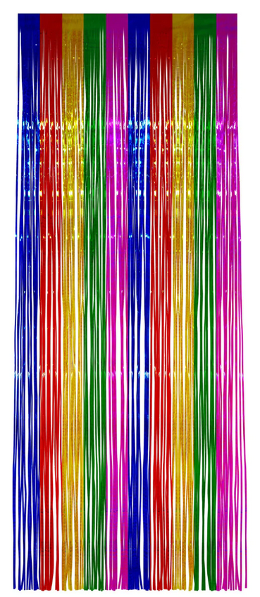 Door Curtain Shimmer Matt Hen Baby Shower Party Decoration Fringe Pride Tinsel