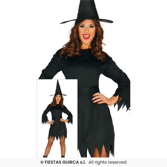 Mystical Witch Costume Ladies Halloween Witches Outfit Fancy Dress Adults
