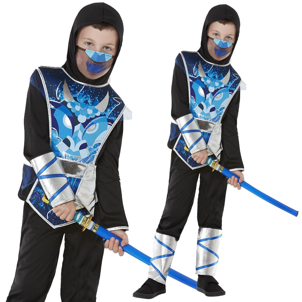 Ninja Warrior Costume Blue