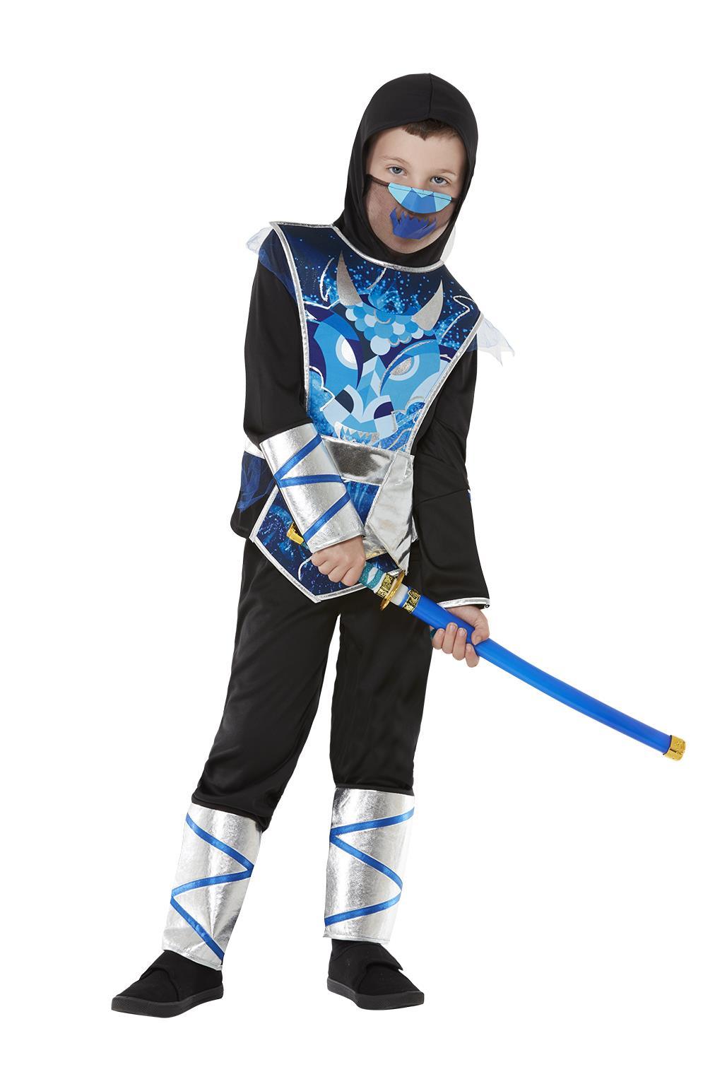 Ninja Warrior Costume Blue