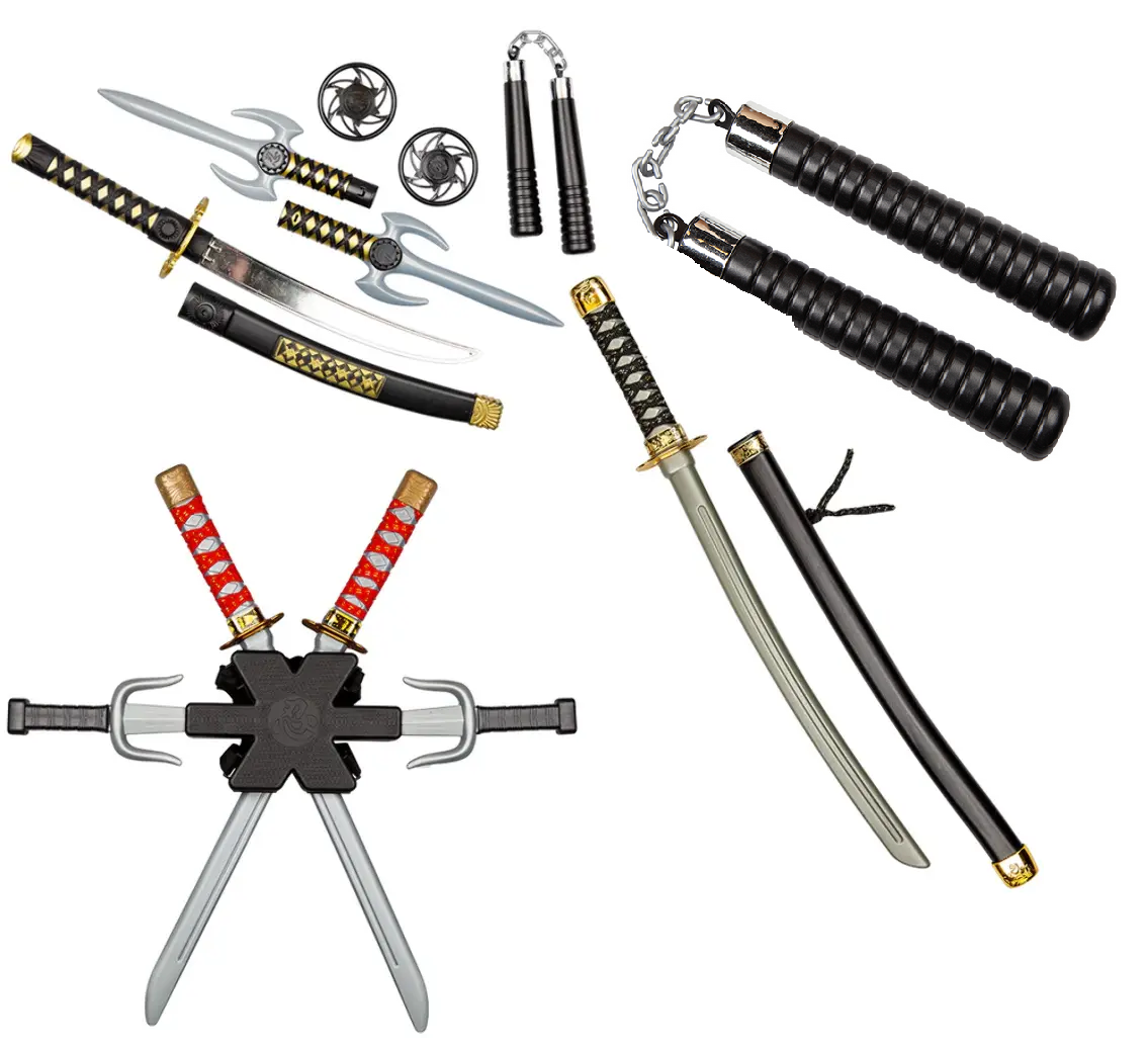 Ninja Sword Adults Fancy Dress Accessory Martial Arts Kids Weapon Nunc ...