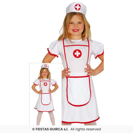 Nurse Costume Girls Nurses Outfit Occupations Fancy Dress Outfit Age 3-12