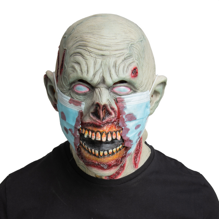 Outbreak Zombie Latex Mask Adults Halloween Fancy Dress Surgeon Doctor