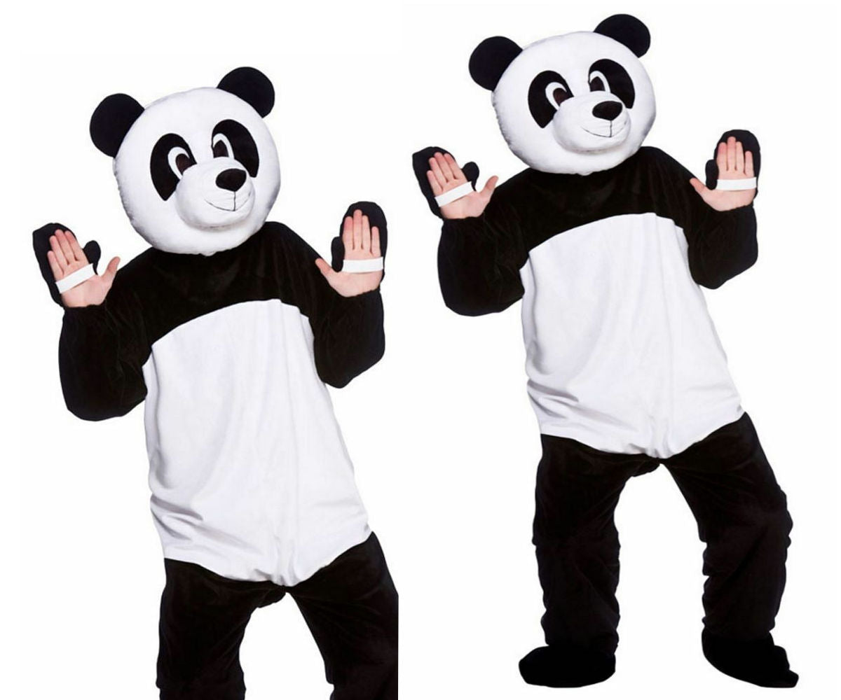New Adult Giant Panda Fancy Dress Mascot Costume Animal Zoo Wild Bear Unisex