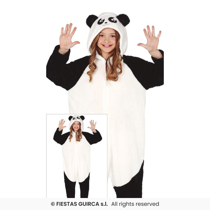 Panda Costume Kids Book Day Zoo Animal Fancy Dress Outfit Boys Girls Age 3-12