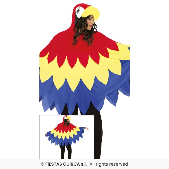 Parrot Mens Ladies Fancy Dress Costume Tropical Bird Outfit Large