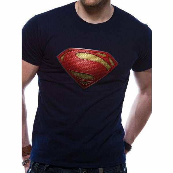 Superman Textured Logo Unisex T-Shirt