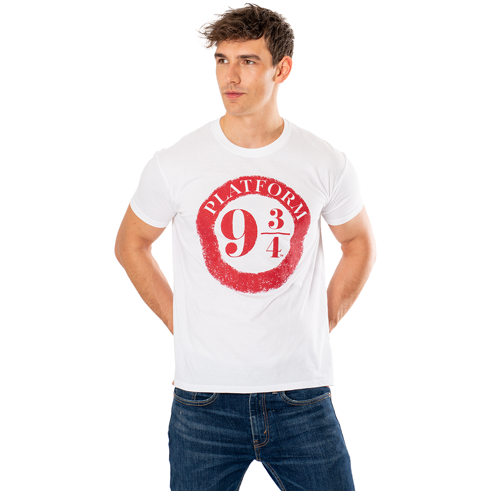 White Platform 9 3/4 Harry Potter Unisex T-Shirt