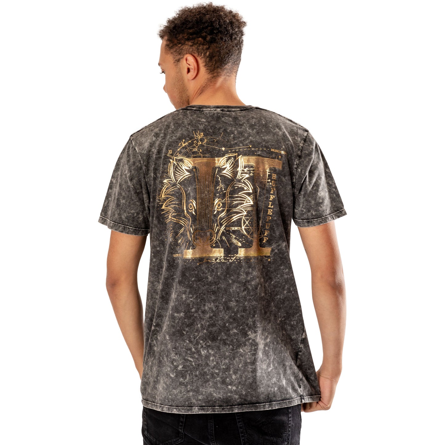 Hufflepuff Acid Wash Harry Potter Unisex T-Shirt